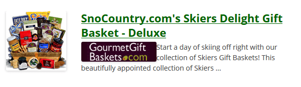 SnoCountry.com's Skiers Delight Gift Basket - Deluxe