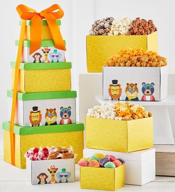 5-Box Gift Party Animals Tower