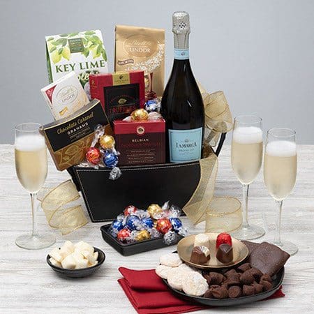 Champagne & Truffles Gift Basket - Prosecco (1 bottle)