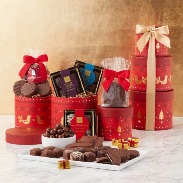 Chocolate Indulgence Holiday Gift Tower | Hickory Farms