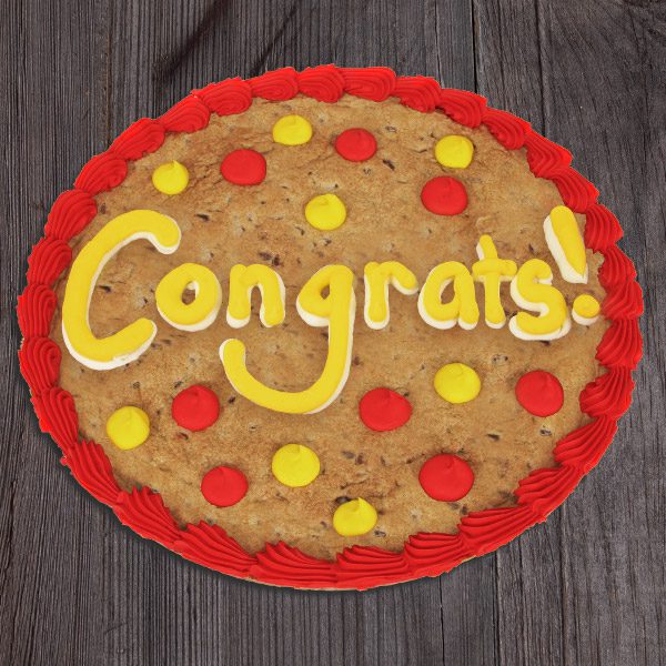 Congratulations Cookie Cake