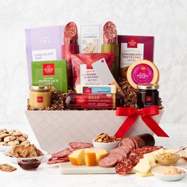 Deluxe Gourmet Charcuterie Gift Basket | Hickory Farms