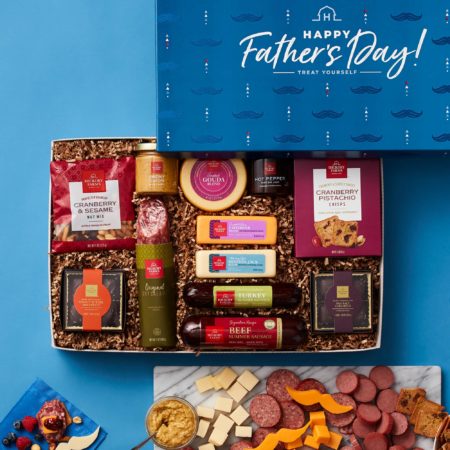 Father's Day Charcuterie GIft with Meat, Cheese & Chocolate Gift Box | Father's Day Food Gifts | Hickory Farms