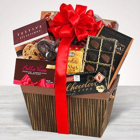 Gourmet Chocolate Basket Same Day Delivery - Classic