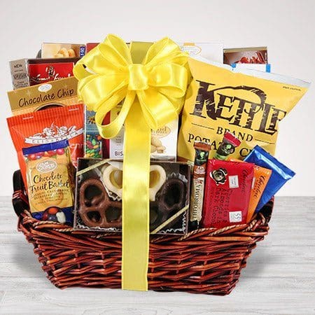 Gourmet Snack & Chocolate Basket Same Day Delivery - Classic