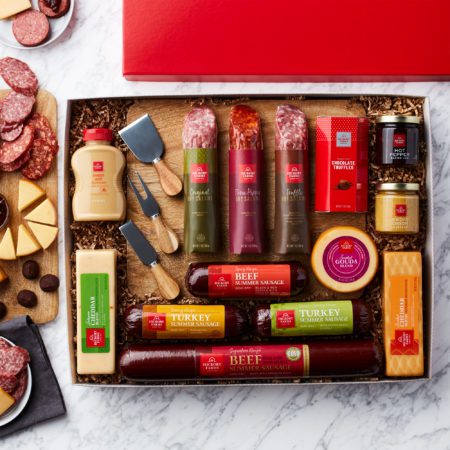 Grand Charcuterie Gift Box with Meat & Cheese Board | Hickory Farms