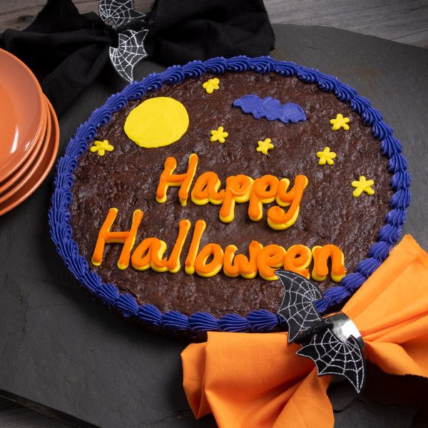 Halloween Double Chocolate Cookie Cake