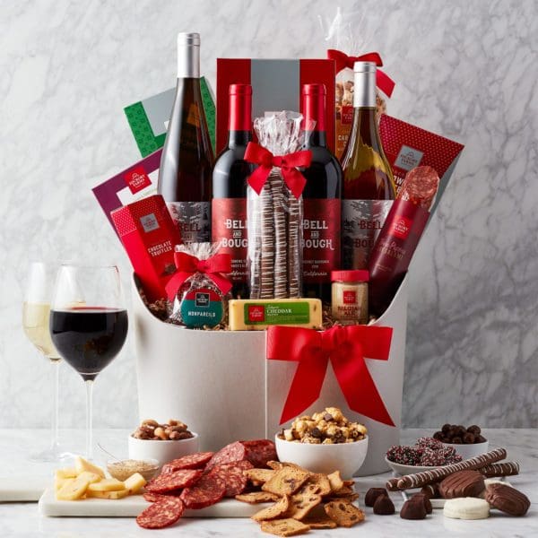 Happiest Holiday Wine Gift Basket | Hickory Farms