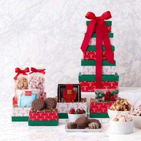 Holiday Sweets Gift Tower | Hickory Farms