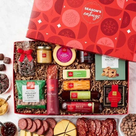 Season's Eatings Premium Charcuterie & Chocolate Gift Box | Hickory Farms