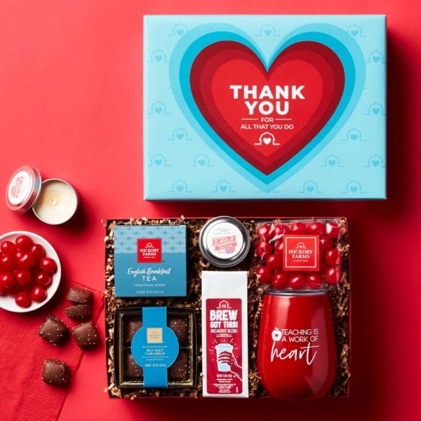 Teacher Thank You Appreciation Gift Box with Chocolate | Thank a Teacher Gift | Hickory Farms
