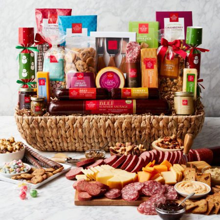 Ultimate Charcuterie Gift Basket | Holiday Food Gift | Meat & Cheese Board | Hickory Farms