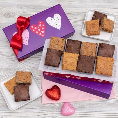 Valentine's Day Brownie Gift Box