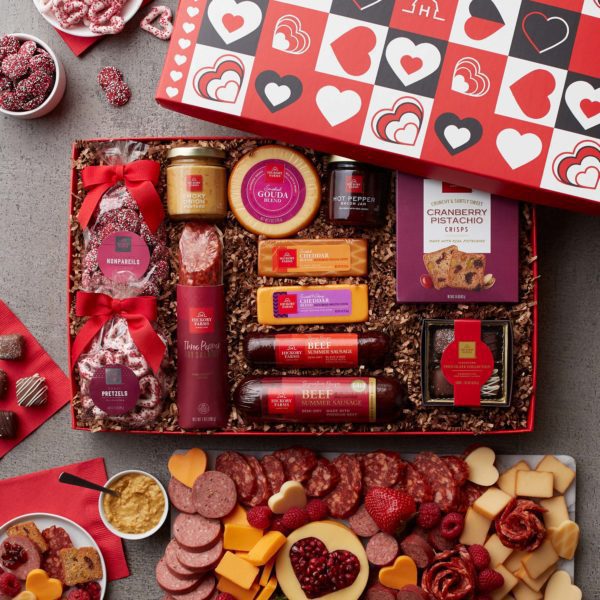 Valentine's Day Charcuterie & Chocolate Gift Box | Hickory Farms