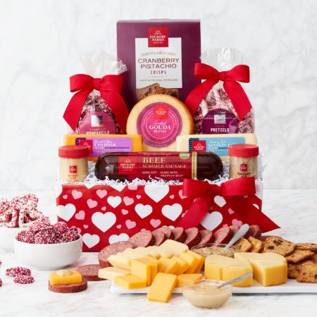 Valentine's Day Snacks & Sweets Gift Basket | Hickory Farms