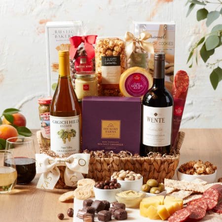 Grgich Hills Wine Gift Basket | Wente Southern Hills Cabernet | Hickory Farms