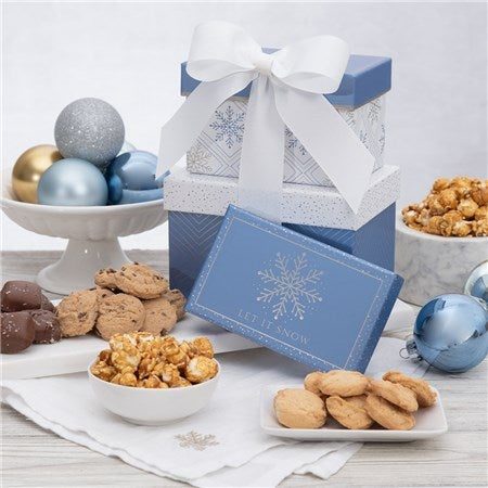 International Happy Holidays Snack Gift Box