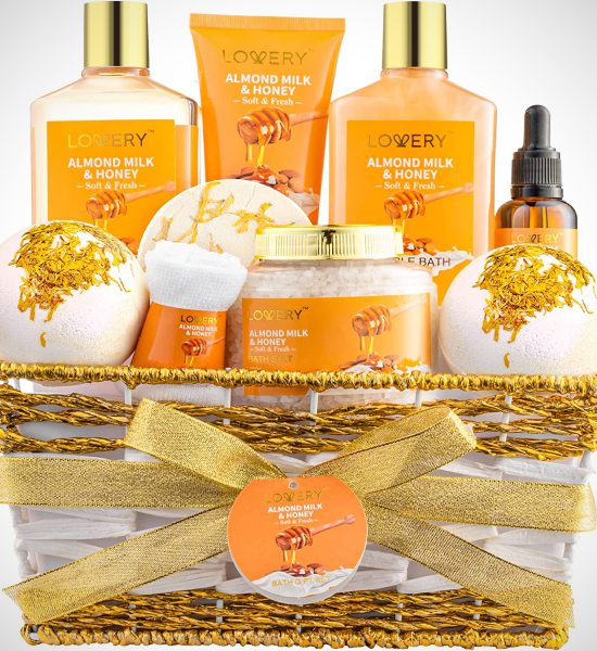 Sephora Autumn Almond Milk & Honey Beauty Spa Gift Basket