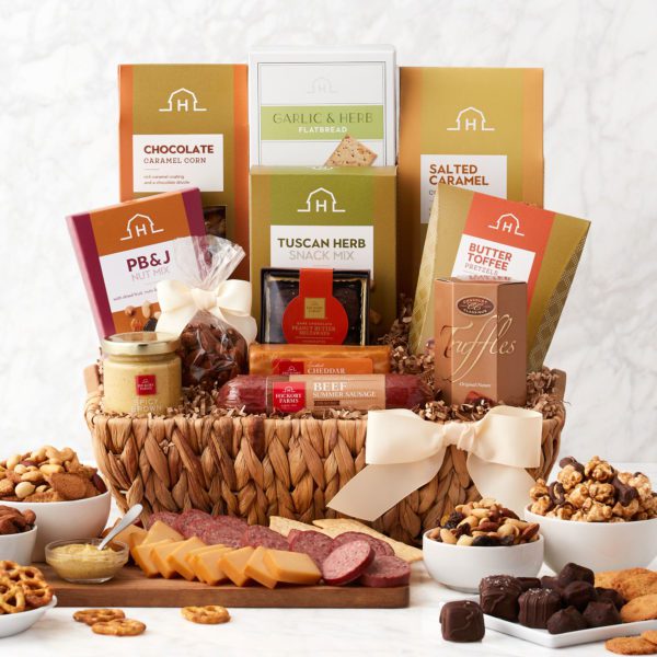 Golden Gourmet Gift Basket Food Gift Basket for Delivery | Hickory Farms