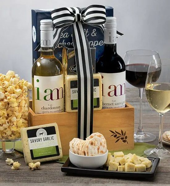 Just For You Gourmet Indulgences Crate Gift Basket