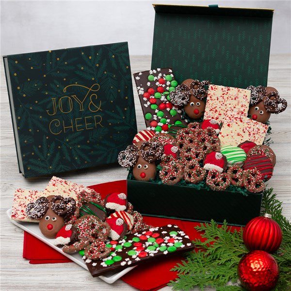 Joy and Cheer Belgian Chocolate Gift Box