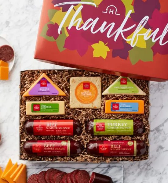 Hickory Farms Thanksgiving Sausage & Cheese Gift Basket