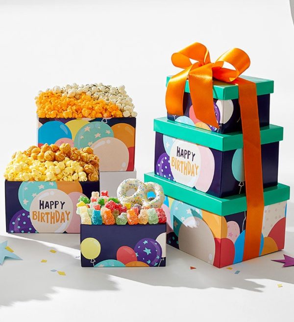 Best Birthday Ever 3-Box Gift Tower