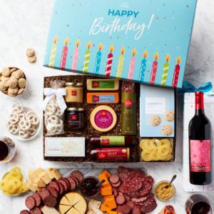 Birthday Charcuterie & Sweets Gift Box with Wine | Hickory Farms