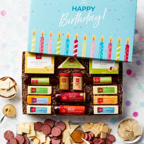 Birthday Meat & Cheese Hearty Party Gift Box | Birthday Gifts Delivered | Hickory Farms