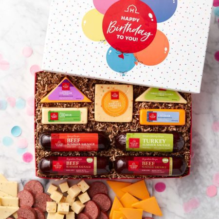 Birthday Meat & Cheese with Sausage Lover's Gift Box | Hickory Farms