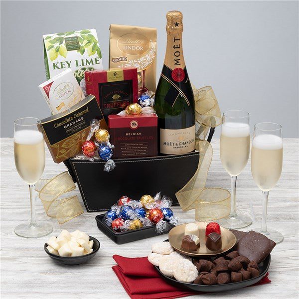 Champagne & Truffles Gift Basket - Moët & Chandon Imperial Brut