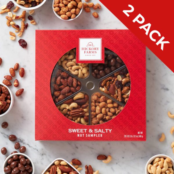 Sweet & Salty Nut Sampler 2-Pack | Hickory Farms