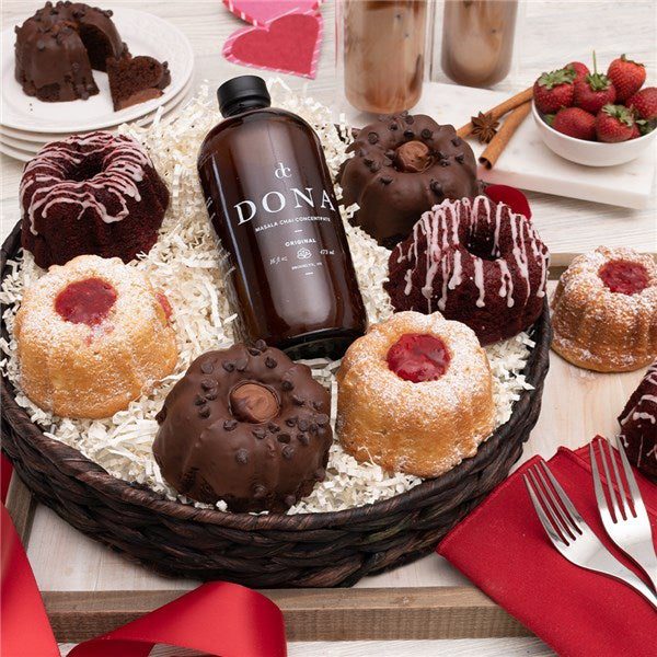 Valentine's Day Chai and Bundt Cakes