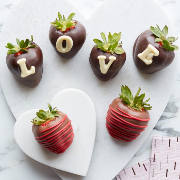 Valentine's Day Chocolate Covered Strawberries, Half Dozen | Hickory Farms