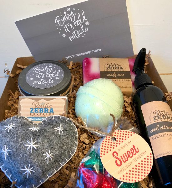A 'Baby, It's Cold Outside' Eucalyptus Spa Gift Basket