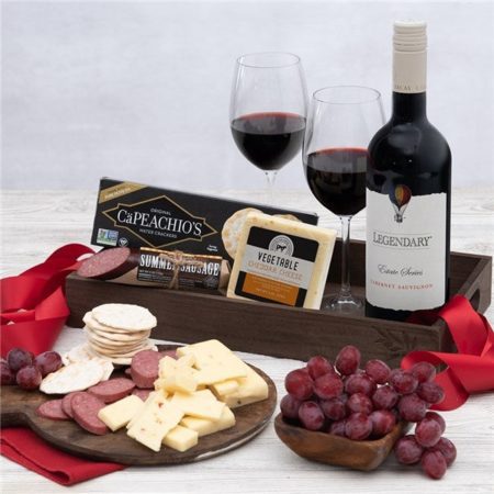 40th Birthday Gift For Her - Wine Gift Basket
