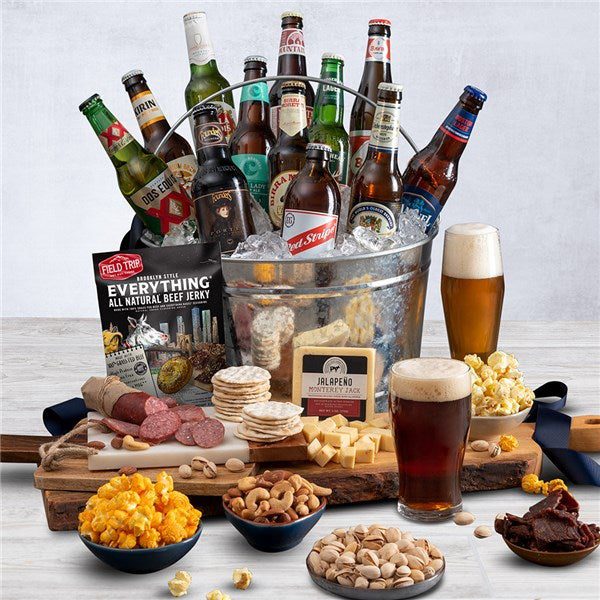 Alcohol Gift Basket With Beer