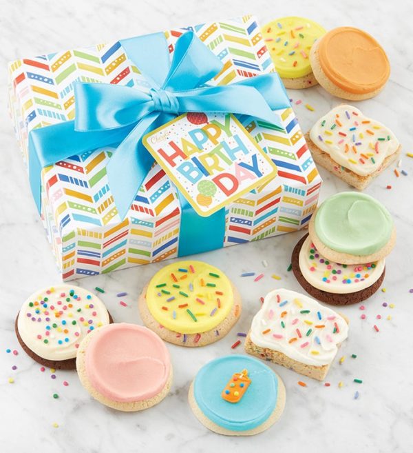 Birthday Cookies And Brownies By Cheryl's - Cookies Delivered - Cookie Gift Baskets - Birthday Gifts