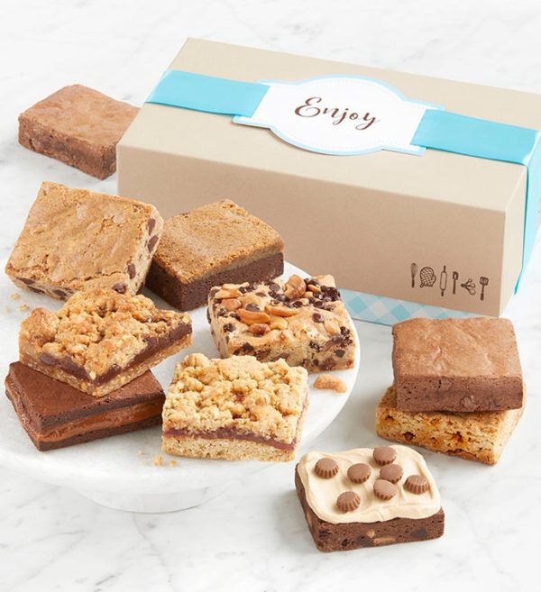 Brownie Sampler 10 Piece By Cheryl's - Brownies Delivered - Cookie Gift Baskets - Everyday Gifting
