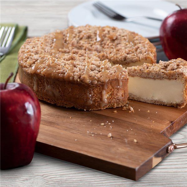 Caramel Apple Crunch Cheesecake