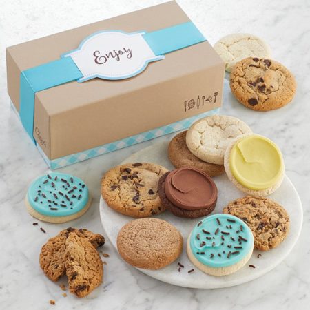 Cheryls Cookie Gift Boxes - 12 Cookies Box 12Pc Congrats By Cheryl's - Cookies Delivered - Cookie Gift Baskets - Congratulations Gifts