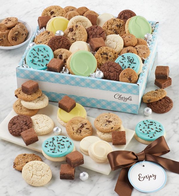 Cheryls Dessert Tray Gift Box - Medium Cheryl's Enjoy By Cheryl's - Cookies Delivered - Cookie Gift Baskets - Everyday Gifting