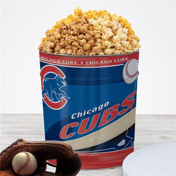 Chicago Cubs Popcorn Tin