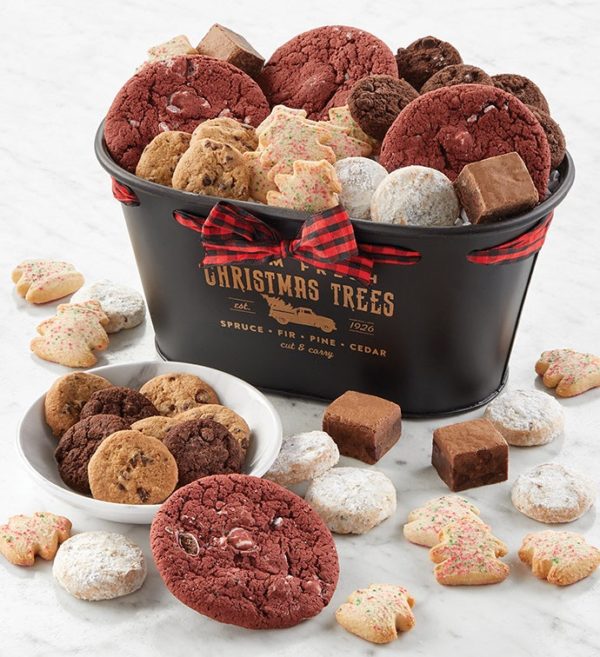 Christmas Bakery Tub By Cheryl's - Cookies Delivered - Cookie Gift Baskets - Christmas Gifts