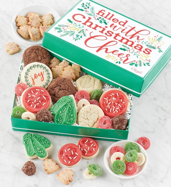 Christmas Cheer Party In A Box By Cheryl's - Cookies Delivered - Cookie Gift Baskets - Christmas Gifts