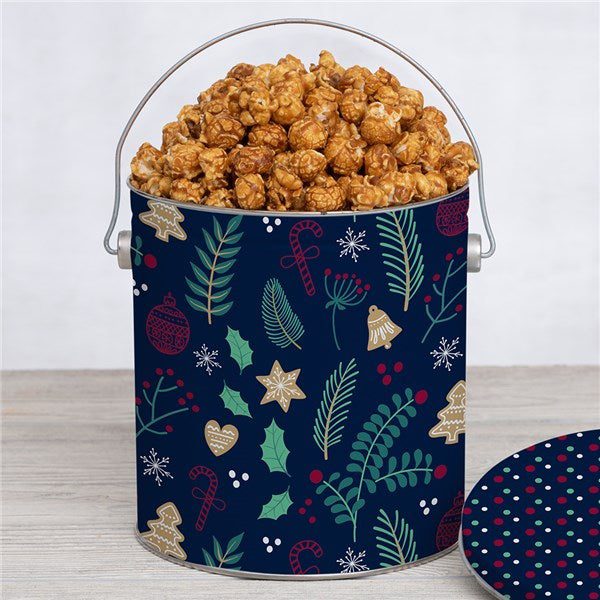 Classic Christmas Caramel Popcorn Gift