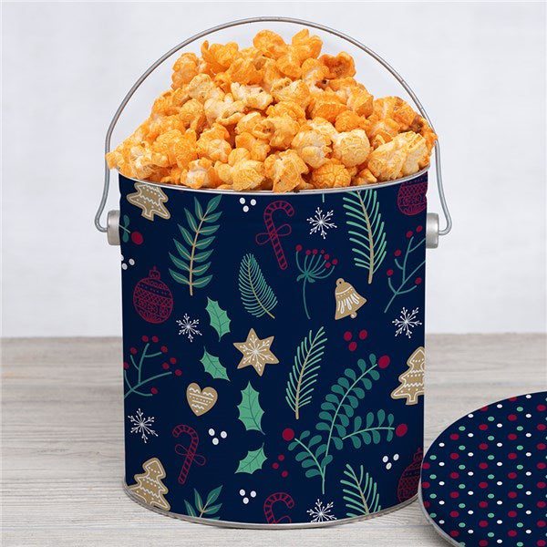 Classic Christmas Cheesy Cheddar Popcorn Gift