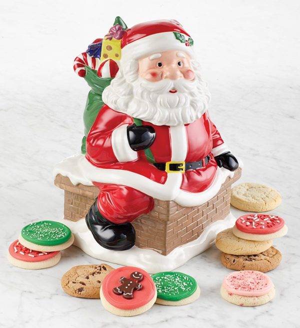 Collector's Edition Santa Cookie Jar Collector's By Cheryl's - Cookies Delivered - Cookie Gift Baskets - Christmas Gifts