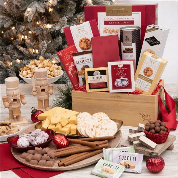 Corporate Christmas Gift with Snacks