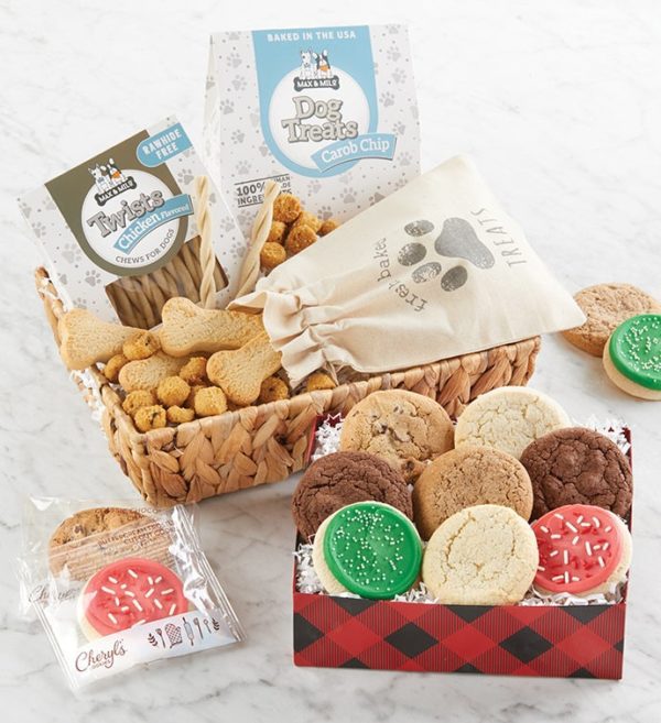 Dog And Owner Treats Gift By Cheryl's - Cookies Delivered - Cookie Gift Baskets - Everyday Gifting